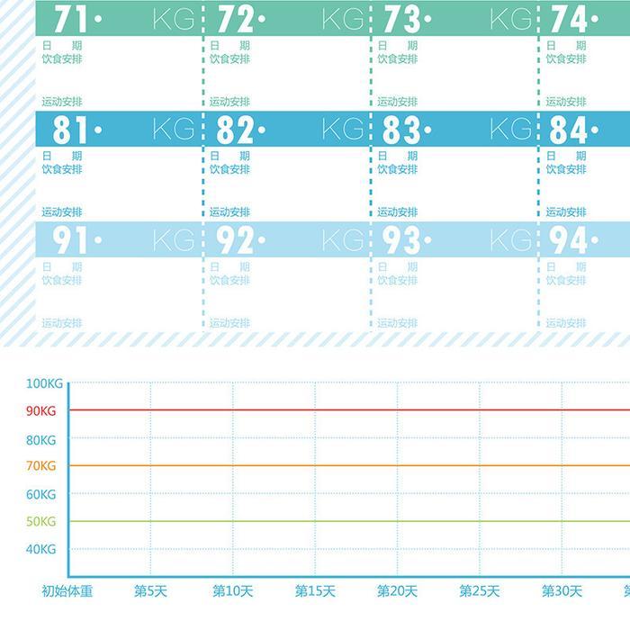 100 Days Planner Slimming Days Journal Diet Planner Fitness Tracker Weight Loss Plan Crafty Charm