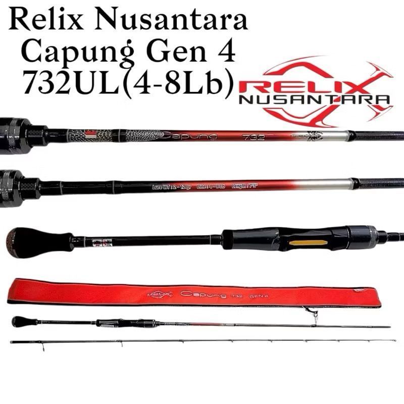 JORAN SPINNING CASTING RELIX NUSANTARA CAPUNG GEN 4 SERIES