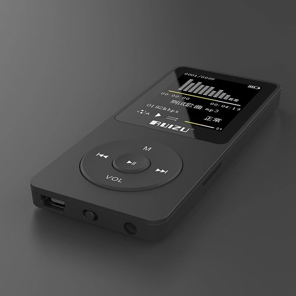 Original English version Ultrathin MP3 Player with 84GB storage and 18 Inch Screen can play 80H, RUI