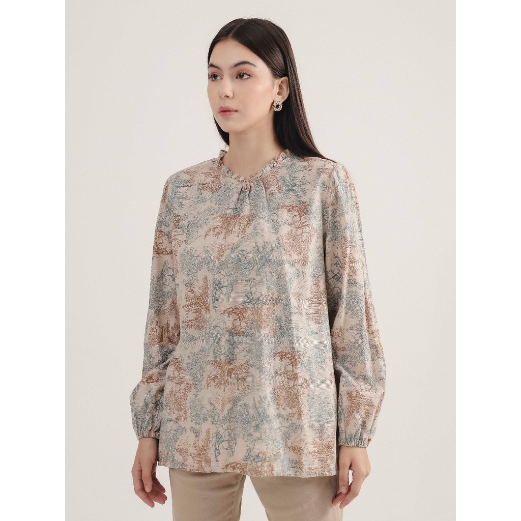 EXPAND Durita Blouse |Kemeja Wanita - Atasan Lengan Panjang