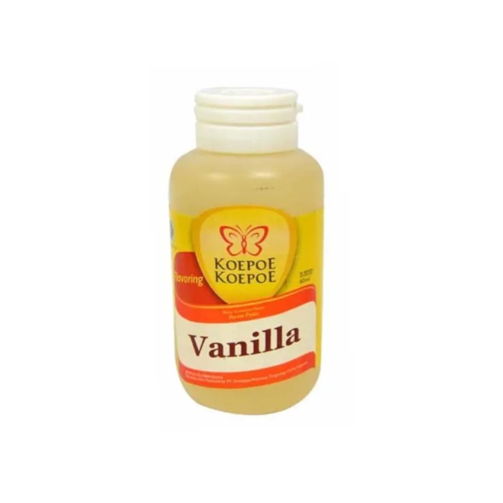Pasta Vanilla 60ml 60 ml Vanila Vanili Perisa Cair Bahan Kue Koepoe Koepoe Kupu Kupu