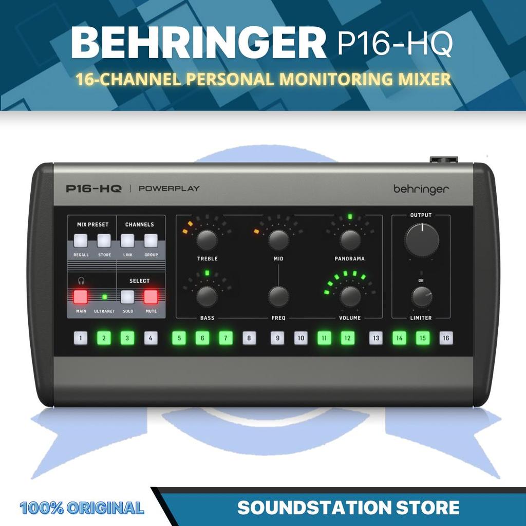 Behringer P16-HQ 16-Channel Personal Monitoring Mixer - P16HQ Mixer