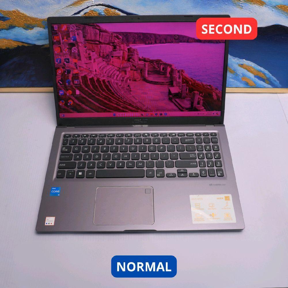 ASUS VIVOBOOK_ASUSLAPTOP X515EA_A516EA i3 115G4 8 GB (14") - LAPTOP SECOND ORIGINAL SINAR MUTIARA CE