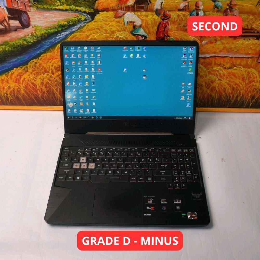 ASUS TUF GAMING FX505DT AMD RYZEN 7 3750H 8 GB (14") GRADE D - MINUS LAPTOP SECOND ORIGINAL SINAR MU