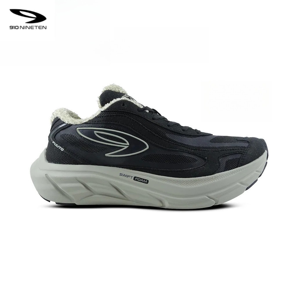 910 FUUTO HERITAGE HITAM BEIGE - Sepatu Lari / Fuuto Heritage Hitam Beige 910 Nineten