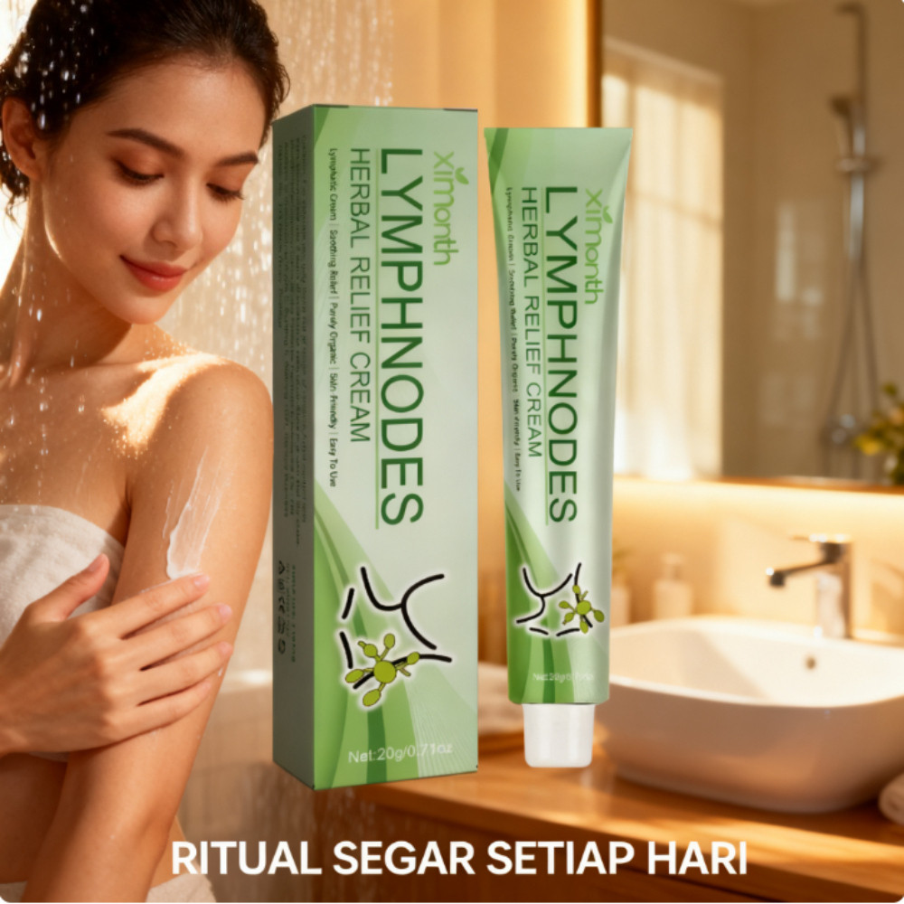 Hoygi Lymphatic Cream 20g dengan Peppermint dan Seaweed untuk Drainase dan Kulit Mulus CO3249