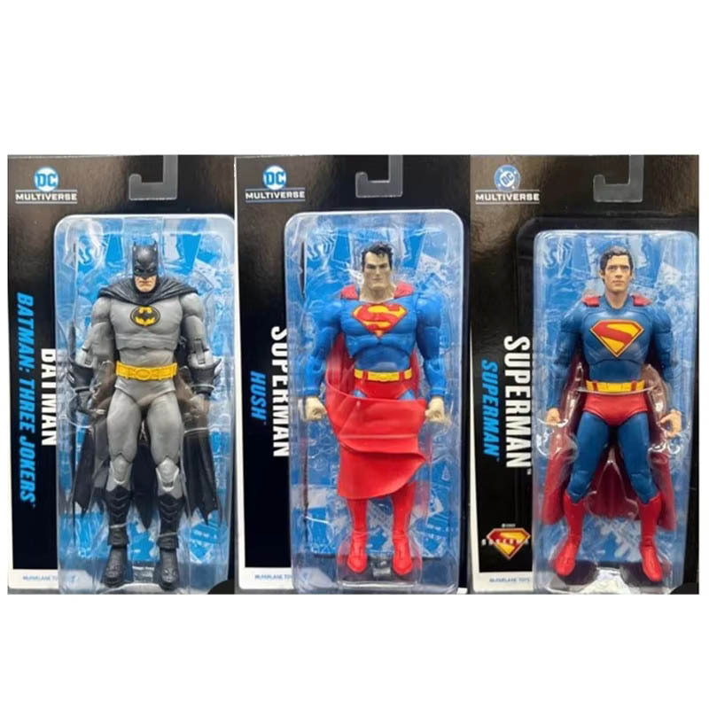 McFarlane Toys DC Multiverse Blister Card Batman/Superman Movie 2025/Hush Superman 7" Action Figures