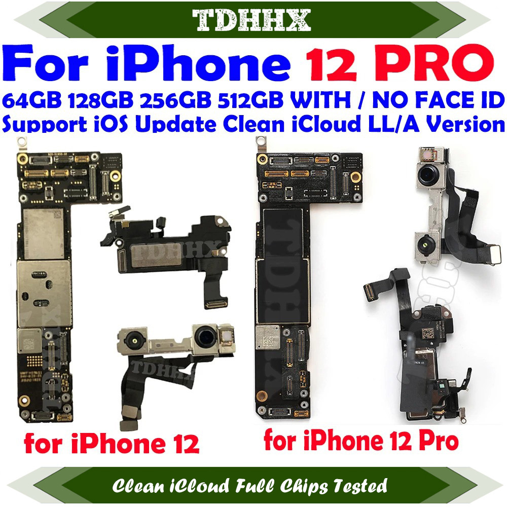 Free iCloud Mainboard With iOS Sytem For iPhone 12 Pro Motherboard Support Update Clean iCloud Plate