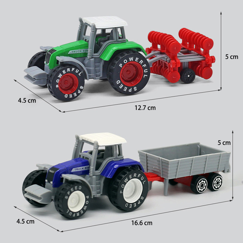 1 pcs Mini Farm Vehicles Diecast Inertia Car Toys Model Engineering Sprinkler Car Model Tractor Engi