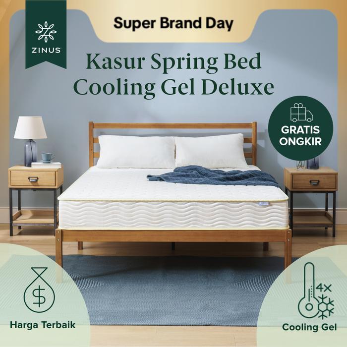 Style Decor Kasur Spring Bed Zinus Cooling Gel Deluxe Mattress Gratis Ongkir Tempat Tidur In a Box -