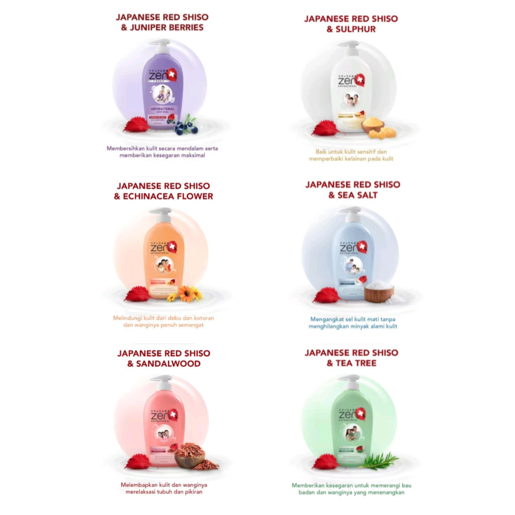 ZOEWSHOP BODY WASH ZEN PUMP 480ml / SABUN CAIR ZEN / SABUN ZEN CAIR