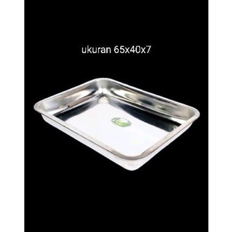 Nampan Stainlees jumbo / Nampan Stainless ukuran 65x40x7