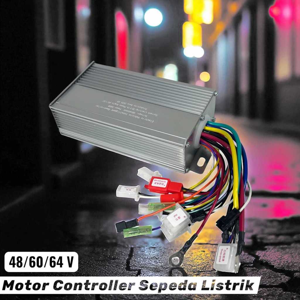 NOVASTRE BAFANG Kontroler Sepeda Listrik Motor Controller 12 Tube 48/60/64V - BF-126