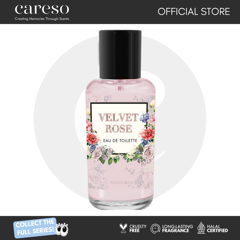 Careso - Eau De Toilette - ⁠Velvet Rose 50ml