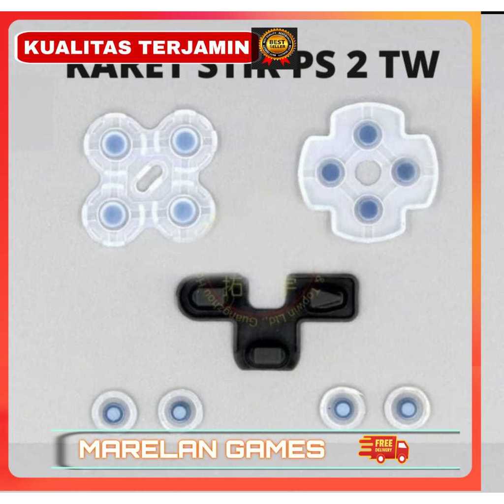 karet stik ps2 standart  1 set ( 1 stik)