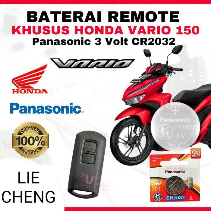 LC Baterai Remote HONDA VARIO 150 160 - ORIGINAL PANASONIC CR2032 | Battery Remote HONDA VARIO 150 1