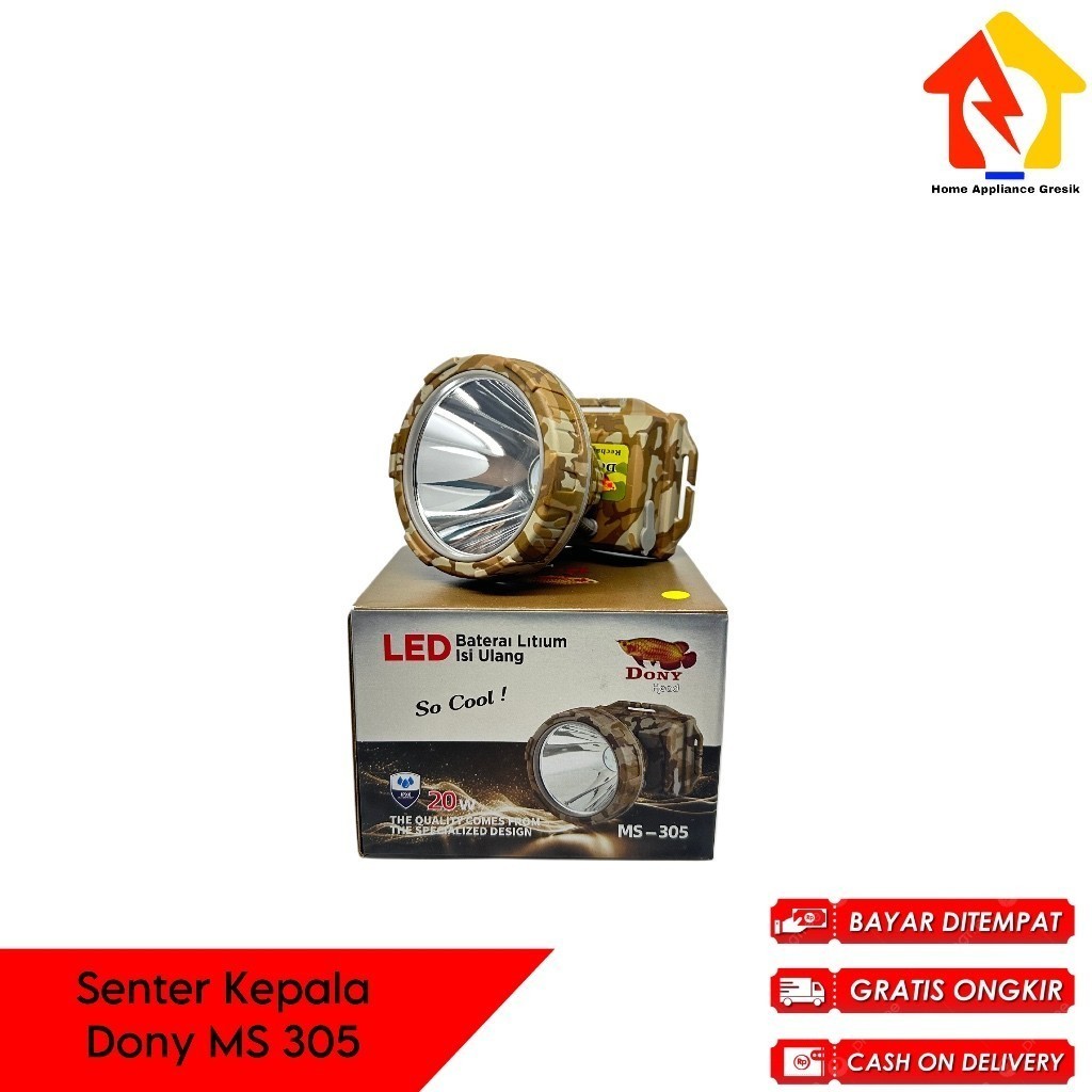 Senter Kepala Dony MS 305 SO COOL / Dony Senter Kepala MS305 (20 Watt)