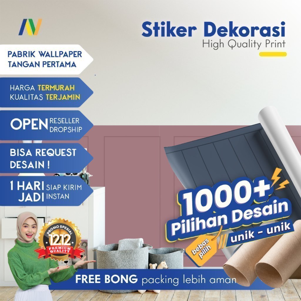 Stiker Dinding Molding | Stiker Dinding Kamar Anak Custom | Stiker Dinding Motif Molding | Stiker Di