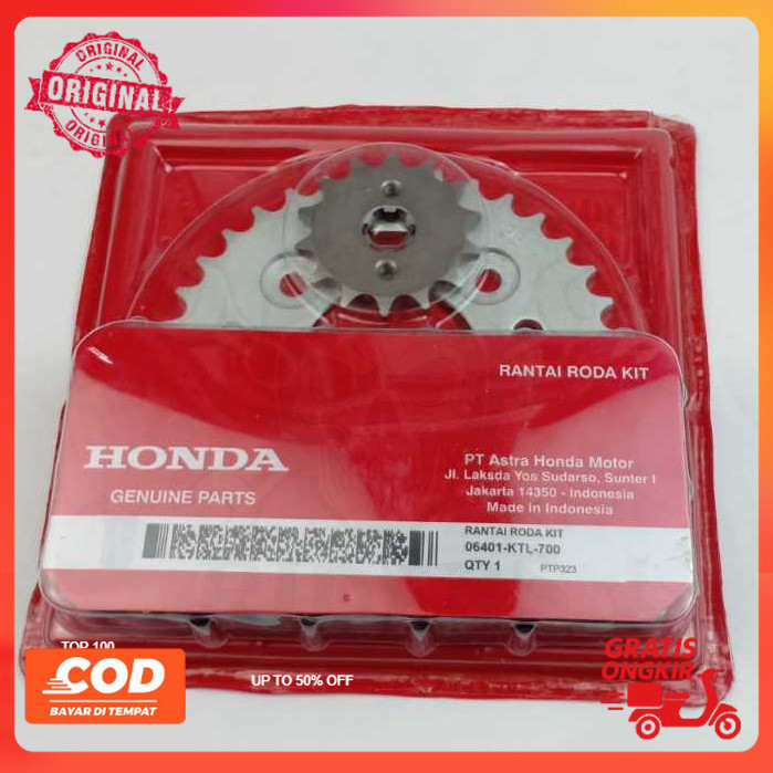 gear set supra x 125 - gir set supra x125 KTL original part motor riders