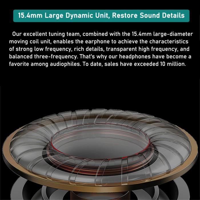 VIDO 2022 New Original Earbud HIFI Earphone Headset Stereo - Green, Mic