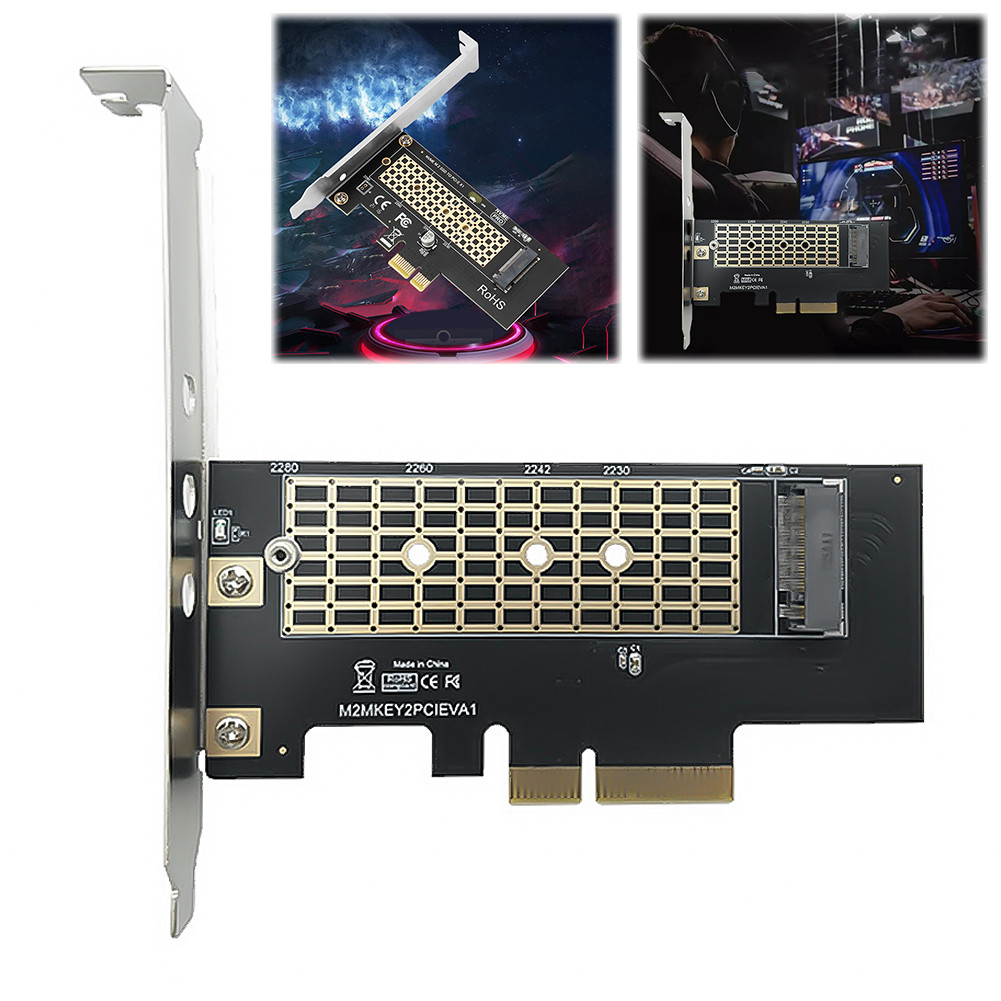 M.2 NVME SSD To PCIe 3.0 X1 Adapter Card 8Gbps M.2 NVME SSD To PCIe 3.0 PCIE X1 Adapter Card M Key f