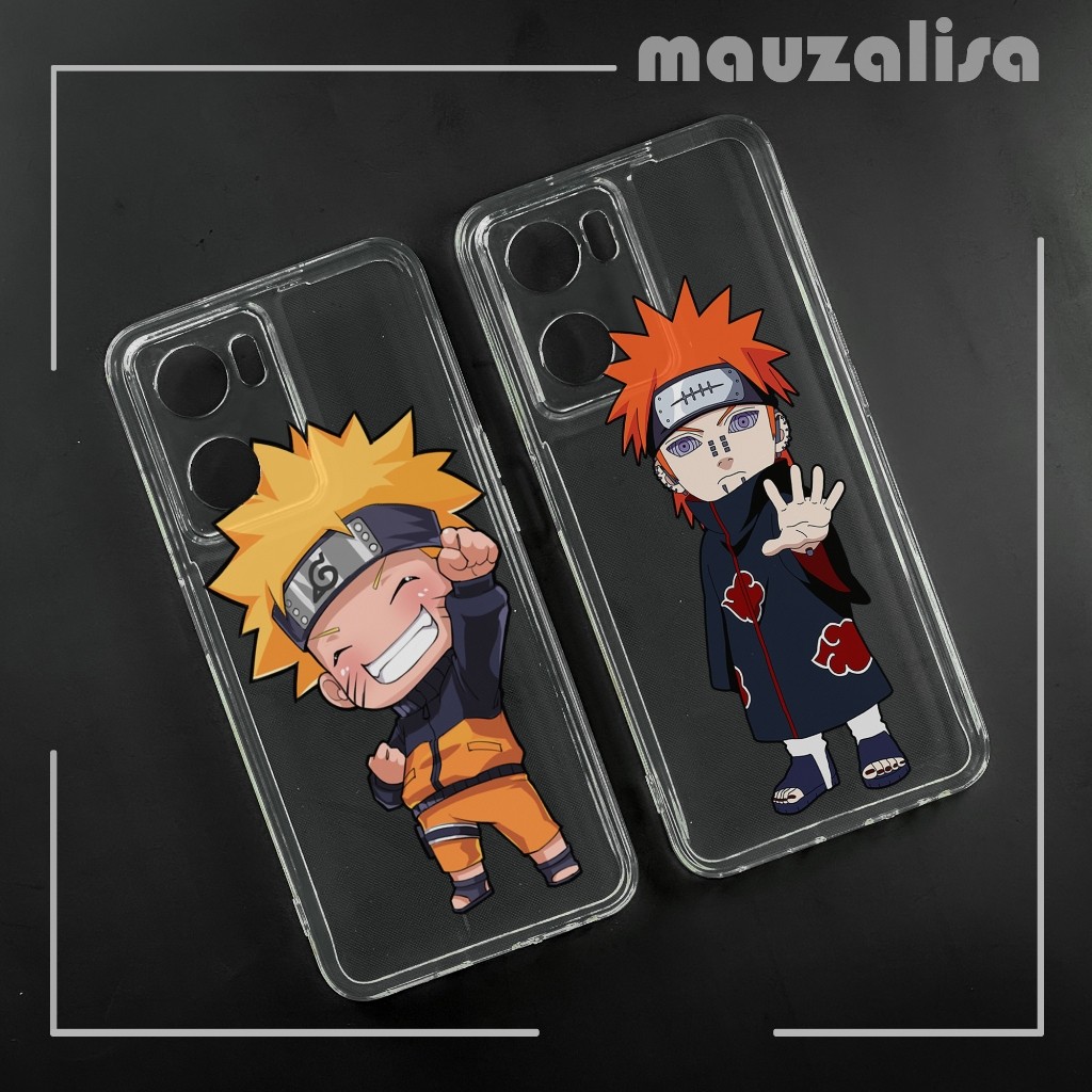 Clear Case Hp Oppo A77s / A57 2022 Model Terbaru - Casing Motif Anime Chiby - Softcase Naruto