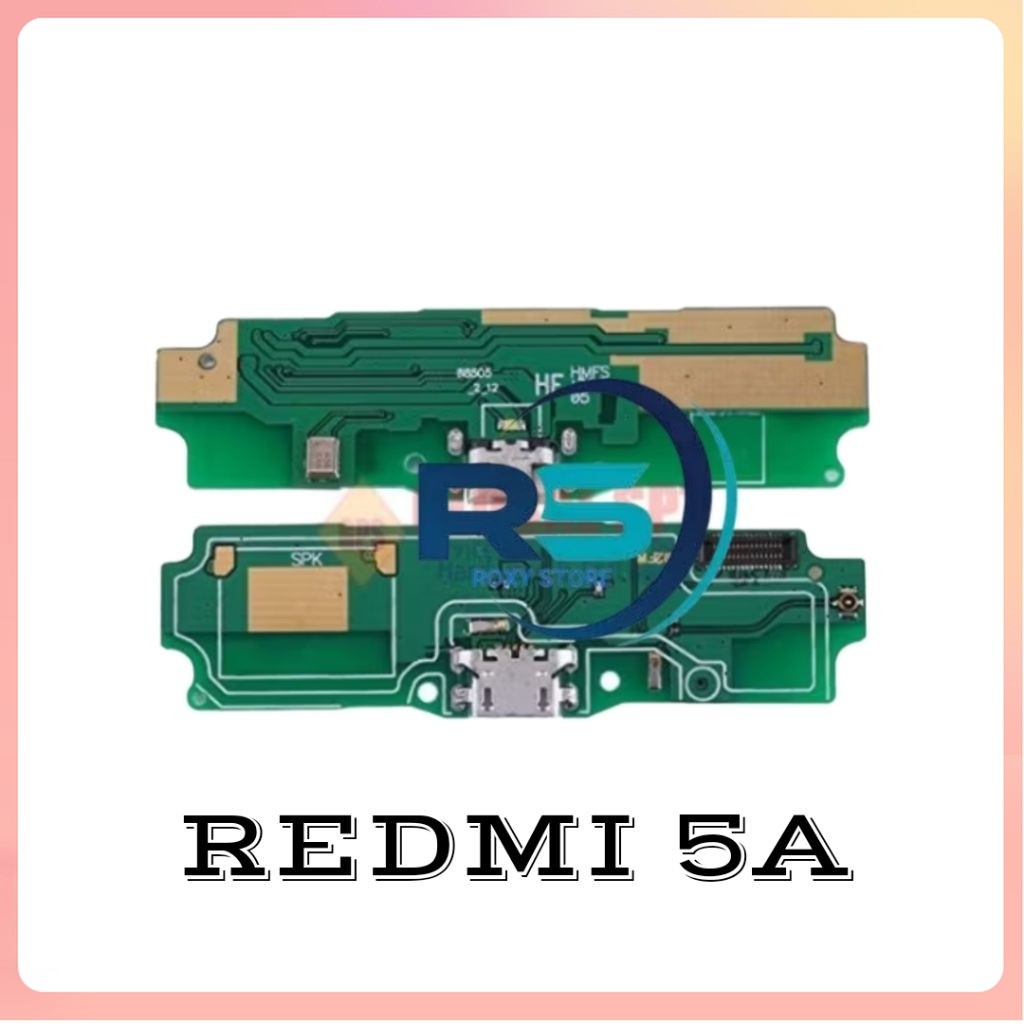 ORI Konektor Charger Papan Cas Xiaomi Redmi 5A Mic