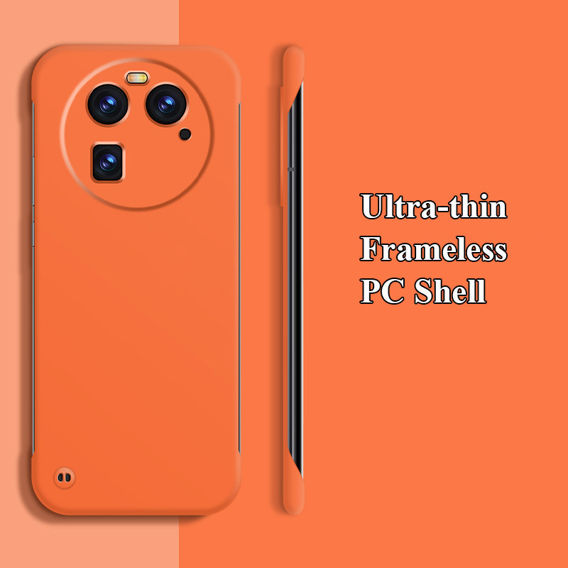 Ultra-tipis Frameless Matte Anti-sidik jari PC Case Untuk OPPO Temukan X8 X8s X7 X6 Pro Plus Ultra S