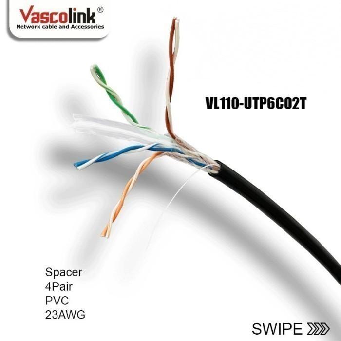 Kabel LAN UTP Outdoor CAT 6 / CAT6 Black 4 METER