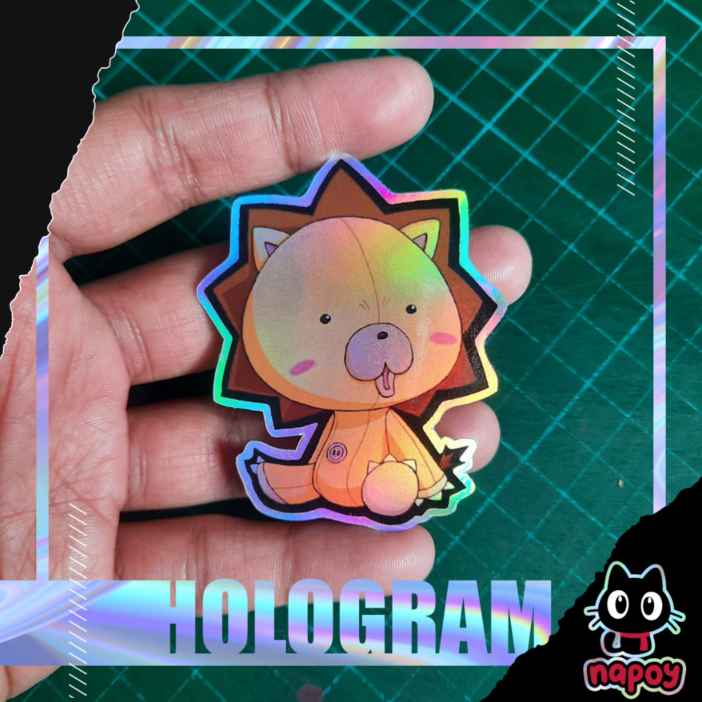 Stiker Hologram Anime Bleach Kon Tahan Air