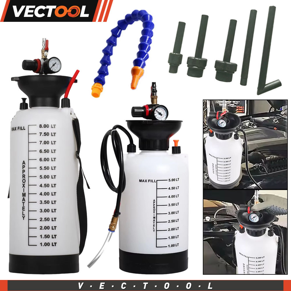 Pengisi oli transmisi pneumatic 5 liter/8 liter Pengisi oli transmisi otomotif Mesin pengisian oli t