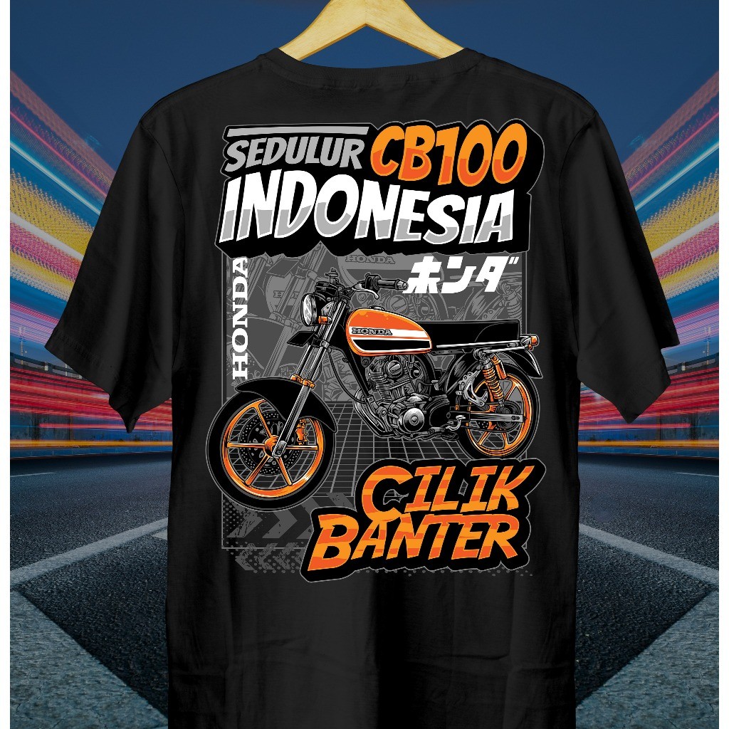 Kaos Motor CB100 Sedulur Indonesia // Kaos CB 100 // Baju CB 100 // CB 100