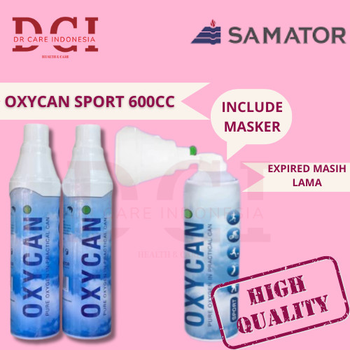 Oksigen Portable Oxycan  – Untuk Sesak Nafas Darurat, Praktis & Original [ Expired Masih Lama ]