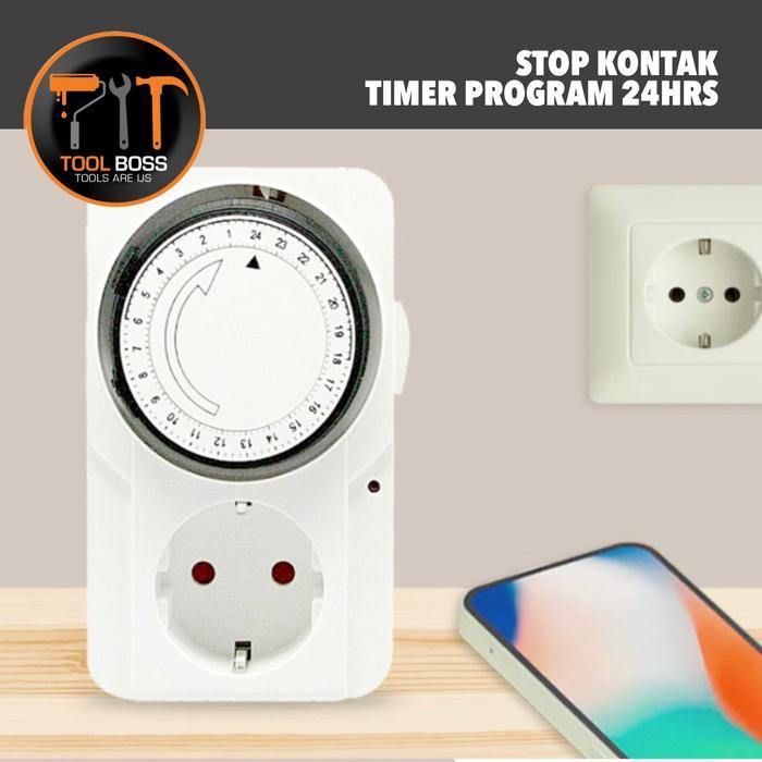 STOP KONTAK TIMER 24 HOUR KENMASTER
