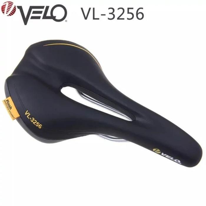 SADEL SEPEDA VELO PLUSH GEL VL - 3256 MODEL LUBANG BOLONG TEKSTUR