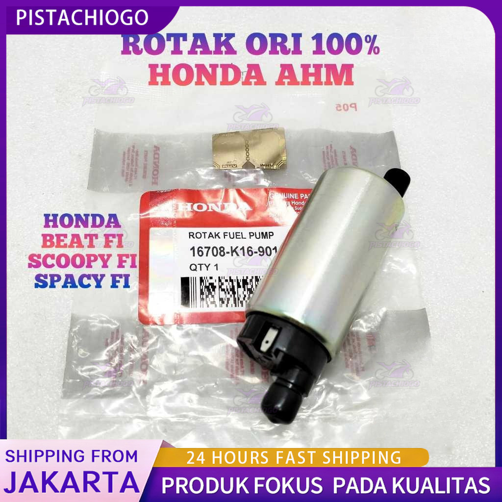 ROTAK POMPA BENSIN HONDA AHM BEAT FI ESP POP SCOOPY FI ESP KUALITAS ORIGINAL HONDA AHM PRESISI PEMOM