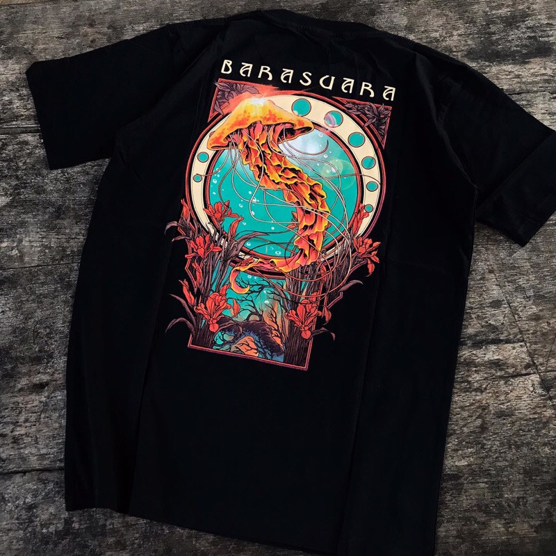 BARASUARA AKAWORK BLACK TSHIRT