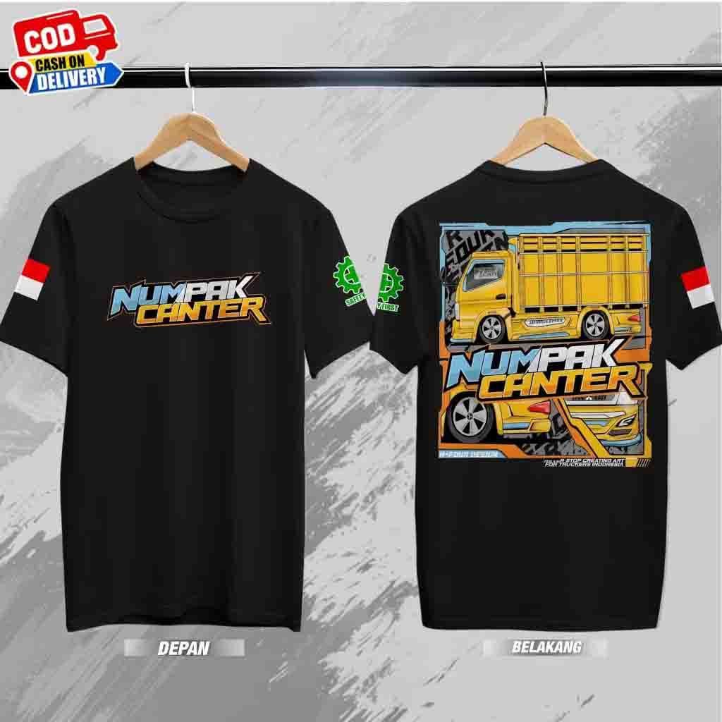 kaos Truck Canter - Kaos NUMPAK CANTER ORANGE kaos keren atasan santai pria dewasa