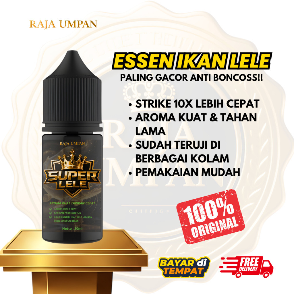 Essen Raja Umpan Super Lele 30ml umpan mancing super jitu khusus lele indukan babon galatama gacor