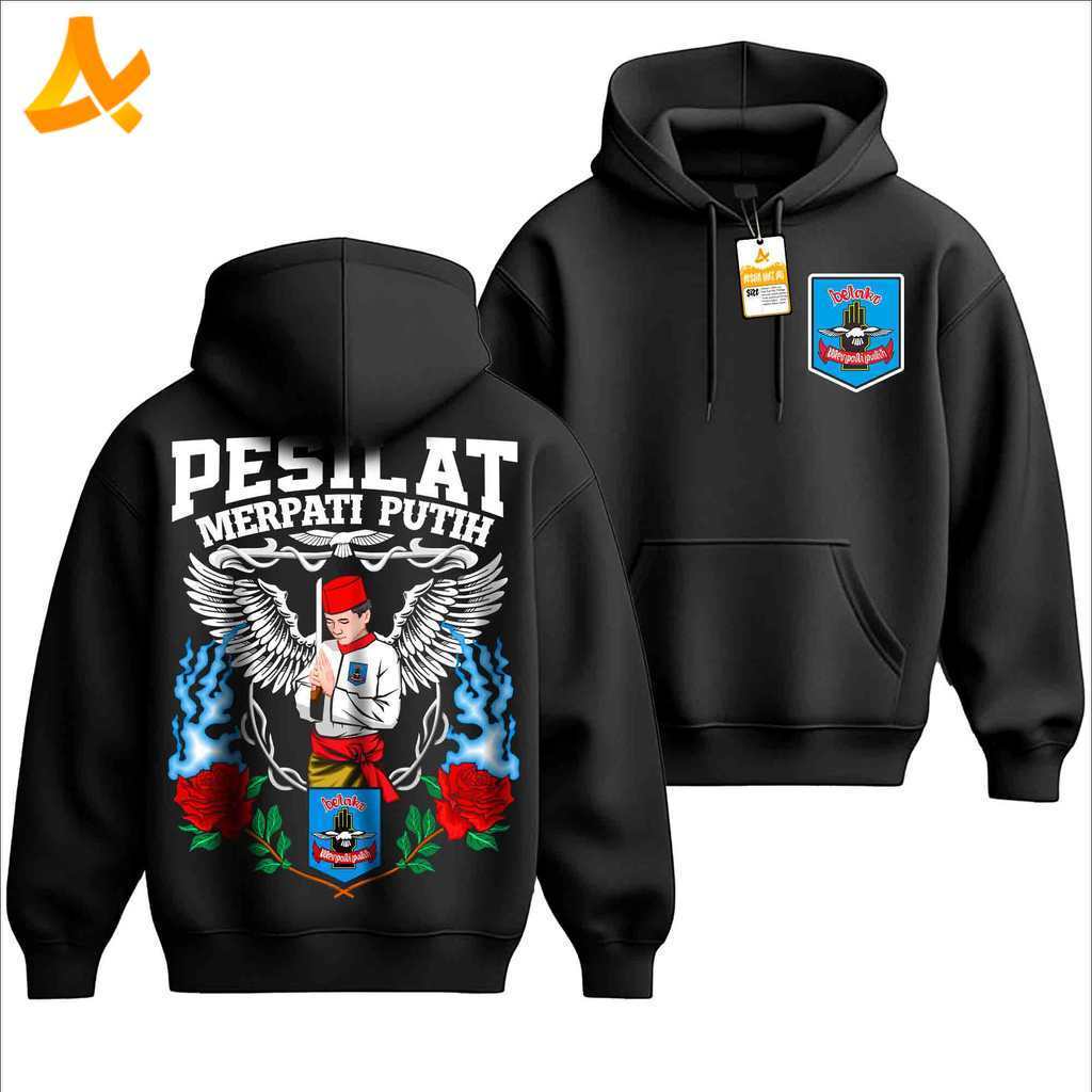 Jaket Hoodie BETAKO MERPATI PUTIH FIGHTER 1963 Keren - Distro Kaos MP Merpati Putih Terbaru