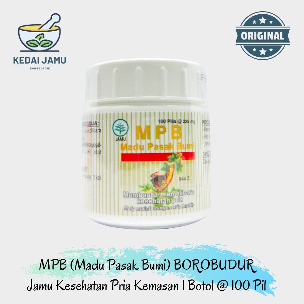 MADU PASAK BUMI Botol 100 PIL BOROBUDUR - Membantu Memelihara Kesehatan Pria