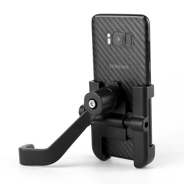 RAJA MODIF | Phone Holder Hp Motor Spion Stang Full Besi Bahan Alloy Stand - SM20 (SPION)