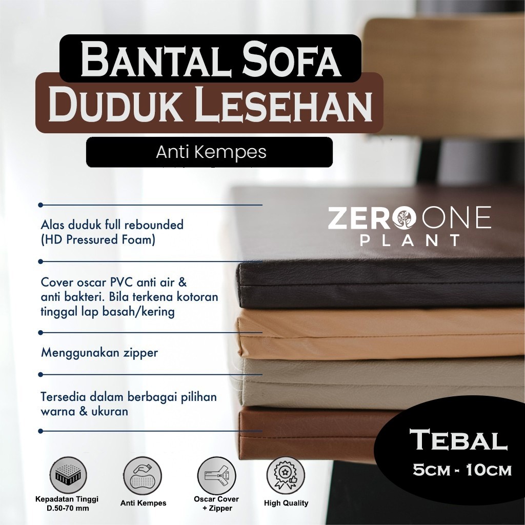 WB Matras Alas Duduk Lesehan Busa Empuk Bahan Oscar Waterproof Anti Air Alas Duduk Tebal Kursi Banta