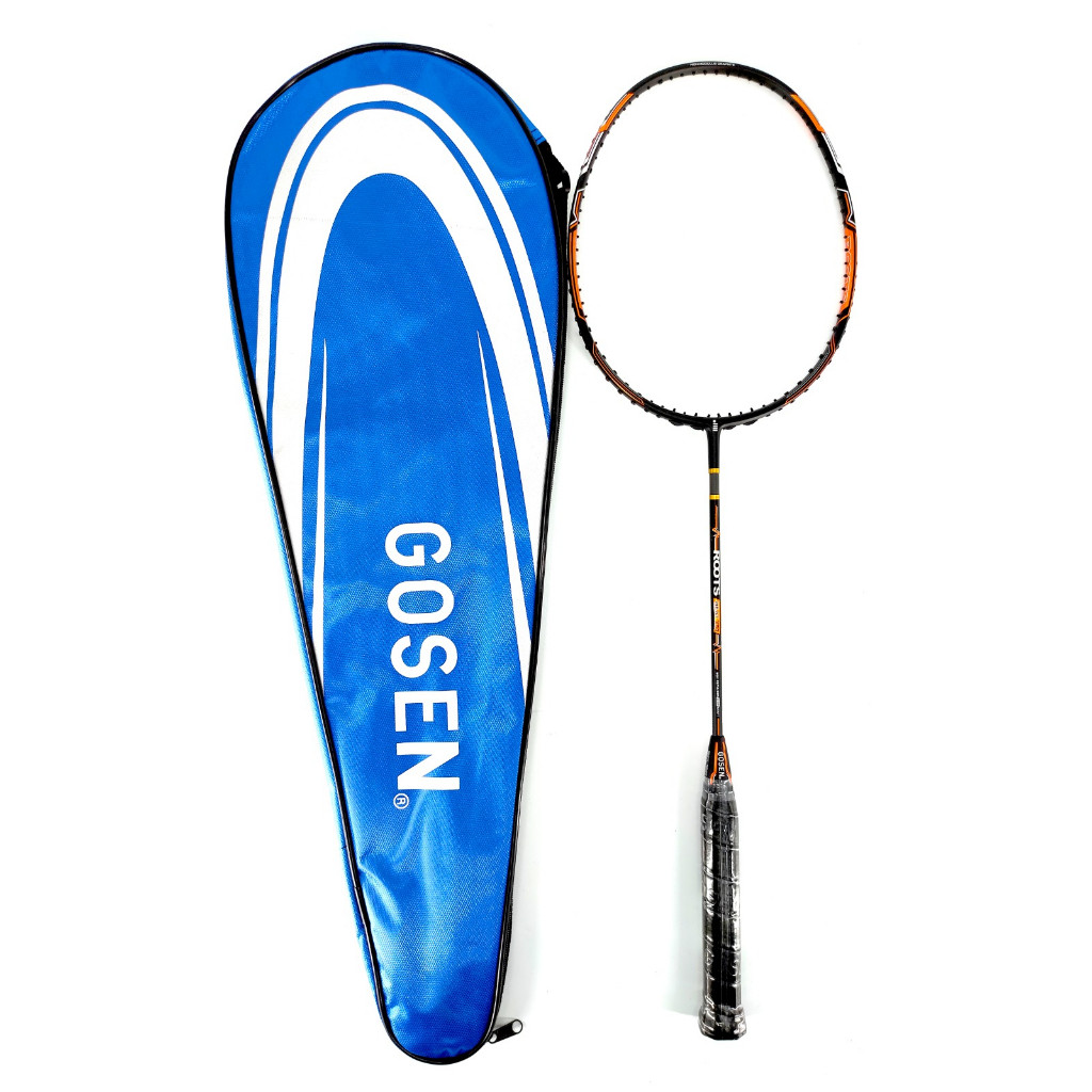 PROMO TOKO Gosen Roots Beat X50 (Black-Orange) Raket Badminton