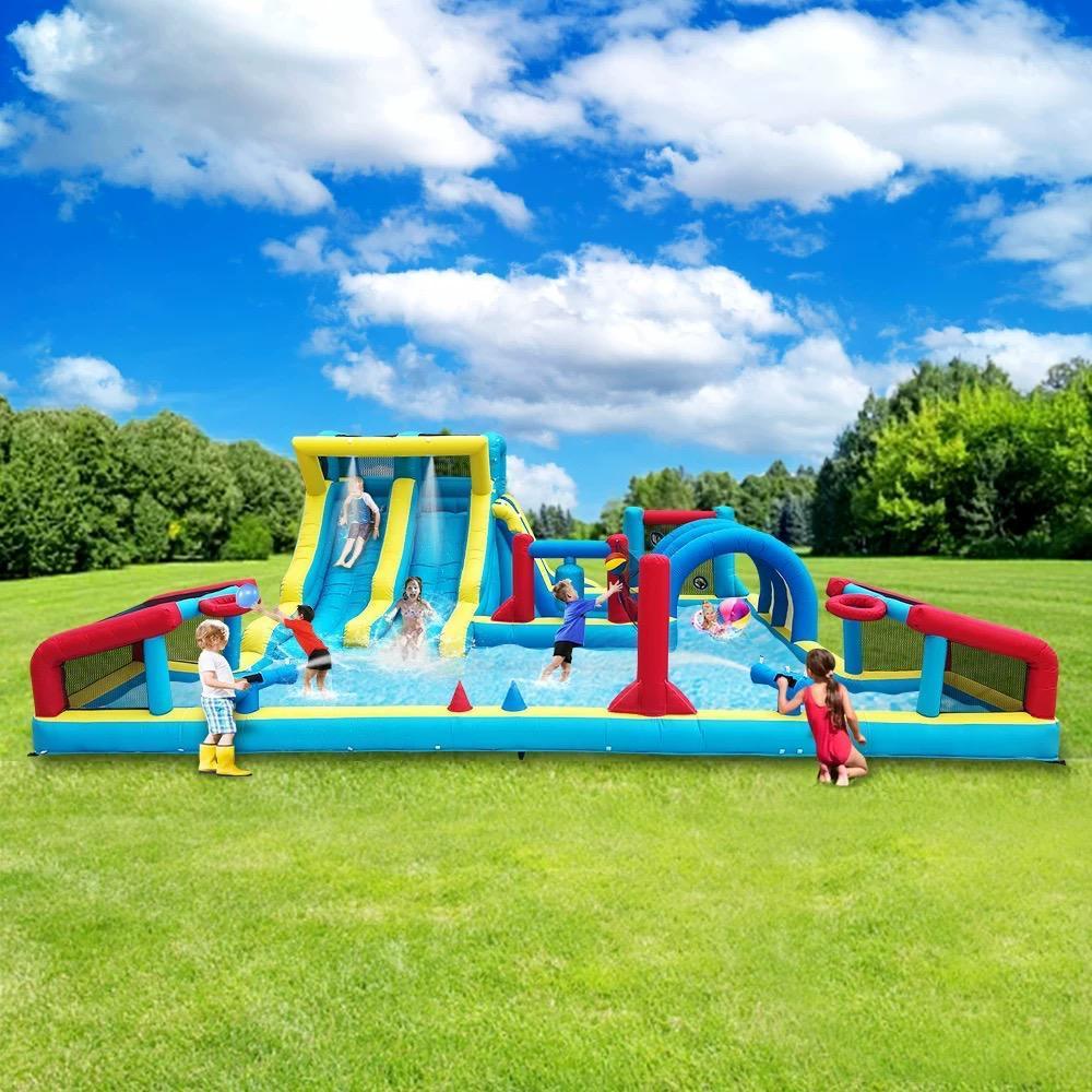 Happy Hop Rumah istana balon inflatable toys perosotan anak inflatable bouncer jumping bouncy playgr