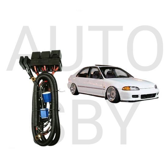 AS Relay Set Lampu Utama LED H4  Mobil Honda Civic Genio