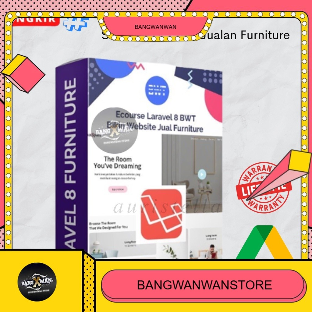 LARAVEL 8 Studi Kasus Web Jualan Furniture