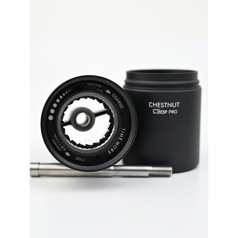 TIMEMORE Chestnut C3ESP PRO Black Portable Manual Coffee Grinder Foldable Crank Handle With S2C Burr