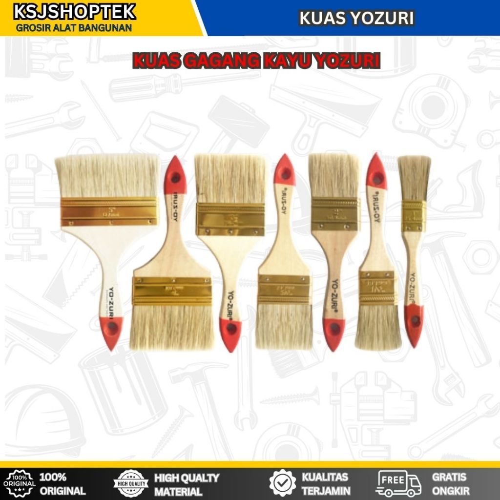 PERLUSIN KUAS CAT / KUAS CAT TEMBOK / KUAS CAT YOZURI / KUAS CAT TEMBOK YOZURI
