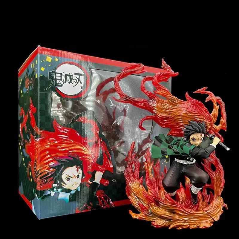 Anime Kimetsu No Yaiba Anime Figure Figuarts Zero Tanjiro Kamado Hinokami Kagura Action Figure Demon